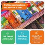 Cross & Glory - Fantastical Treehouse Escape - Jigsaw Puzzle for Adults 1000 Piece | Whimsical Art Style | Fun Puzzle Challenge for Adults and Families | 20x27 Inches | Satin Finish