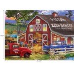 RoseArt - Chris Bigelow - The Barn Dance - 1000 Piece Jigsaw Puzzle for Adults