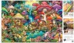 Buffalo Games - Aimee Stewart - Merry Mushroom Village Picnic - 2000 Piece Jigsaw Puzzle for Adults Challenging Puzzle Perfect for Game Nights - Finished Size is 38.50 x 26.50