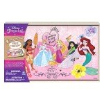 Spin Master Games, Disney Princess Puzzles, 7-Pack, Jigsaw Kids Puzzles, 12, 16, & 24 Pieces, Featuring Ariel, Tiana, Rapunzel, Pocahontas, Storage Tray, Easter Basket Stuffers, for Ages 4 & Up