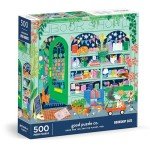 Good Puzzle Co Bookshop Cats – 500 Piece Jigsaw Puzzle Featuring Beautiful Artwork of A Cozy Bookshop Storefront with Cats