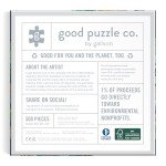 Good Puzzle Co Bookshop Cats – 500 Piece Jigsaw Puzzle Featuring Beautiful Artwork of A Cozy Bookshop Storefront with Cats