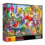 RoseArt - Kodak Premium - Bird Bath Garden - 3000 Piece Jigsaw Puzzle for Adults