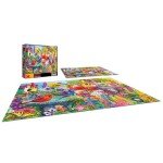 RoseArt - Kodak Premium - Bird Bath Garden - 3000 Piece Jigsaw Puzzle for Adults