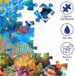 Jigsaw Puzzles for Adults 500 Piece - Jigsaw Puzzles for Adults and Kids 500 Piece Educational Games Colorful Puzzles for Home Decoration(Ocean Adventure 500 Pieces)