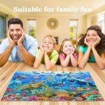 Jigsaw Puzzles for Adults 500 Piece - Jigsaw Puzzles for Adults and Kids 500 Piece Educational Games Colorful Puzzles for Home Decoration(Ocean Adventure 500 Pieces)