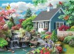 Bits and Pieces – 1500 Piece Jigsaw Puzzle for Adults – Dream Landscape - Spring Scene Jigsaw Puzzle by Artist Alan Giana, Completed Puzzle Size: 24" x 33"