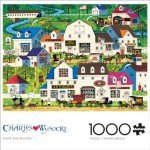 Buffalo Games - Charles Wysocki - Shops and Buggies - 1000 Piece Jigsaw Puzzle for Adults -Challenging Puzzle Perfect for Game Nights - Finished Size is 26.75 x 19.75