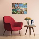 Ravensburger Beach Bar Breezes 1500-Piece Jigsaw Puzzle - Engaging Beach-Themed Artwork | Premium Quality | Perfect Interlocking Fit | Ideal for Adults and Kids Aged 14+