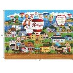 RoseArt - Kellogg's - Hot Air Balloon Celebration - 1000 Piece Jigsaw Puzzles for Adults