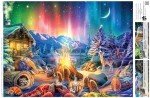 Buffalo Games - LARS - Winter's Night Bonfire - 1000 Piece Jigsaw Puzzle for Adults -Challenging Puzzle Perfect for Game Nights - Finished Size is 26.75 x 19.75