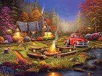 Buffalo Games - Geno Peoples - The Woodsmen - 1000 Piece Jigsaw Puzzle for Adults -Challenging Puzzle Perfect for Game Nights - Finished Size is 26.75 x 19.75