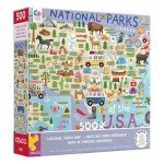 Ceaco - National Parks Map - 500 Piece Jigsaw Puzzle