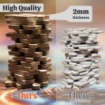 Jigsaw Puzzles for Adults 1000 Pieces - Challenging Colorful and Unique with Large Poster - Letters on Back - AI Art - Rompecabezas para Adultos - Gifts for Adult, Teens (Cozy Mountain Cabin)