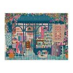Galison Stitch by Stitch – 1000 Piece Puzzle Fun and Challenging Activity with Bright and Bold Quilting and Crafting Themed Storefront Artwork for Adults and Families