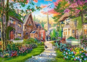 Ravensburger Church Lane 1000 Piece Jigsaw Puzzle for Adults | Unique, Pieces | Anti-Glare Surface | FSC Certified, Eco-Friendly | Amazon Exclusive