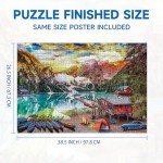 Jigsaw Puzzles 2000 Pieces for Adults, Families Lakeside View Pieces Fit Together Perfectly