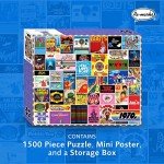 Re-marks 1970s Pop Culture Puzzle, 1500 Pieces for All Ages
