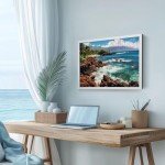 2000 Piece Jigsaw Puzzle for Adults – Challenging Hawaiian Beach Scene Puzzle, Recycled Paper Puzzles 2000 Pieces for Adults,Sturdy Glossy Pieces,Perfect for Relaxing & Game Nights (39 x 28 in)