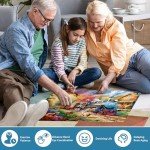 500 Piece Puzzles for Adults, Jigsaw Puzzles 500 Pieces, Dogs Puzzles 500 Pieces for Adults, Train Jigsaw Puzzles, Funny Challenging Puzzles, Great Gift for Family Friends, 21 x 15 in
