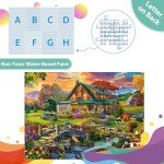 Jigsaw Puzzles for Adults 500 Pieces, Country Life Puzzle Interlock Perfectly Letter on Back No Dust, Challenging Puzzle Home Decor Birthday Party Gift Toy for Men Women Olders Seniors (21 x 15 in)