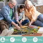 Jigsaw Puzzles for Adults 500 Pieces, Country Life Puzzle Interlock Perfectly Letter on Back No Dust, Challenging Puzzle Home Decor Birthday Party Gift Toy for Men Women Olders Seniors (21 x 15 in)