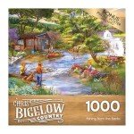 RoseArt - Chris Bigelow - Fishing from The Banks - 1000 Piece Jigsaw Puzzle for Adults