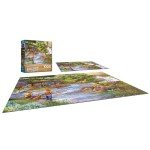 RoseArt - Chris Bigelow - Fishing from The Banks - 1000 Piece Jigsaw Puzzle for Adults