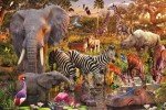 Ravensburger African Animal World 3000 Piece Jigsaw Puzzle for Adults - 17037 - Handcrafted Tooling, Durable Blueboard, Every Piece Fits Together Perfectly