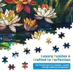2000 Piece Puzzle for Adults,Challenging Mysterious Mosaic Flowers Puzzle - Intricate Floral Design,Recycled Paper,Sturdy Glossy Pieces,Perfect for Relaxing,Mindful Play & Game Night(39 x 28 in)