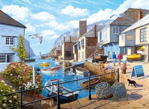 Ravensburger Tranquil Harbour 500 Piece Jigsaw Puzzle for Adults | Unique, Pieces | Anti-Glare Surface | FSC Certified, Eco-Friendly | Amazon Exclusive