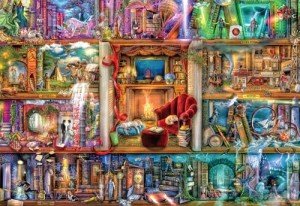 Buffalo Games - Aimee Stewart - The Grand Fiction Library - 2000 Piece Jigsaw Puzzle for Adults -Challenging Puzzle Perfect for Game Nights - Finished Size is 38.50 x 26.50