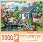 Bits and Pieces – 3000 Piece Jigsaw Puzzle for Adults – Dream Landscape - Spring Scene Jigsaw Puzzle by Artist Alan Giana, Completed Puzzle Size: 32" x 45"
