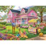 Roseart - Bigelow Illustrations - Lemonade On The Lawn - 500 Piece Jigsaw Puzzle for Adults