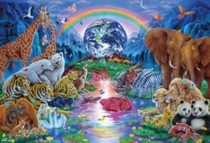 Ceaco - Kentaro Nishino - Family of The Earth - 2000 Piece Jigsaw Puzzle