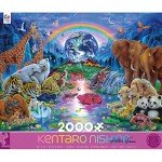 Ceaco - Kentaro Nishino - Family of The Earth - 2000 Piece Jigsaw Puzzle
