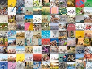 Ravensburger 99 Bicycles 1500 Piece Puzzle for Adults | Precision Fit | Unique Piece Design | FSC-Certified Materials