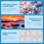 2000 Piece Puzzle for Adults,Challenging Sunset of Maui Island Puzzle–Stunning Sunset Over The Pacific,Recycled Paper,Sturdy Glossy Pieces,Perfect for Relaxing,Mindful Play & Game Night (39 x 28 in)