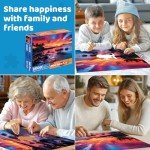 2000 Piece Puzzle for Adults,Challenging Sunset of Maui Island Puzzle–Stunning Sunset Over The Pacific,Recycled Paper,Sturdy Glossy Pieces,Perfect for Relaxing,Mindful Play & Game Night (39 x 28 in)