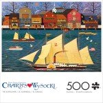 Buffalo Games - Charles Wysocki - The Sunflower - 500 Piece Jigsaw Puzzle for Adults - Challenging Puzzle Perfect for Game Nights - Finished Size is 21.25 x 15.00
