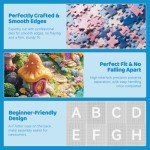 2000 Piece Jigsaw Puzzle for Adults – Challenging Fantasy Mushroom Forest Scene, Recycled Paper Puzzles 2000 Pieces for Adults,Sturdy Glossy Pieces,Perfect for Relaxing & Game Nights (39 x 28 in)