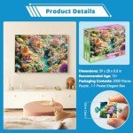 2000 Piece Jigsaw Puzzle for Adults – Challenging Fantasy Mushroom Forest Scene, Recycled Paper Puzzles 2000 Pieces for Adults,Sturdy Glossy Pieces,Perfect for Relaxing & Game Nights (39 x 28 in)