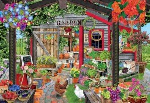 Ceaco - Tracy Flickinger - The Garden Center - 2000 Piece Jigsaw Puzzle