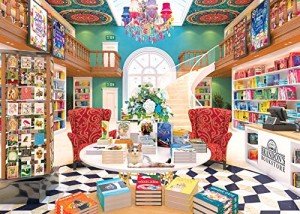 RoseArt - Kodak Premium - Brandon's Bookstore - 3000 Piece Jigsaw Puzzle for Adults