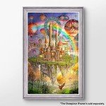 Pintoo Jigsaw Puzzles 4000 Piece for Adults - Ciro Marchetti - Tarot Town Beautiful Plastic Puzzle for Home Decor Zero Dust Easy Storage [H1757]