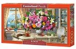 Castorland C-400263-2, Puzzle4000 Hobby Panoramic Summer Flowers and Cup of Tea Jigsaw Puzzle, 4000 Pieces Set, Multicolour
