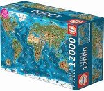Educa - Giant 12000 Piece Puzzle for Adults | Wonders of The World - XXL Puzzles. Includes Lost Part Service While Supplies Last. Recommended for Ages 14 and up (19057)
