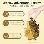 MISITU 2000-Pieces Jigsaw Puzzle for Adults - The Kiss - Challenging Family Game Home Decoration