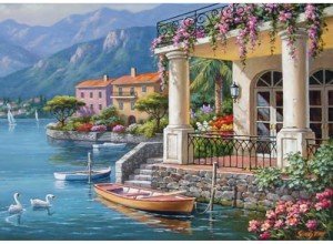Anatolian Puzzle - Villa On The Bay, 3000 Piece Jigsaw Puzzle, #4915