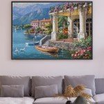 Anatolian Puzzle - Villa On The Bay, 3000 Piece Jigsaw Puzzle, #4915